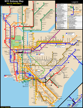 Карта-Схема Нью-Йорка
